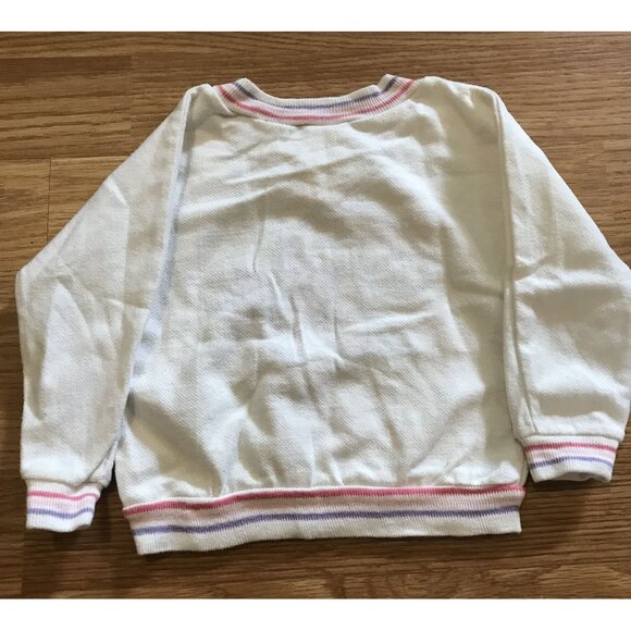 Vintage Carter's Baby Sweater Adorable Mouse & Mushroom Embroidered Design 12 Mt - Picture 6 of 6